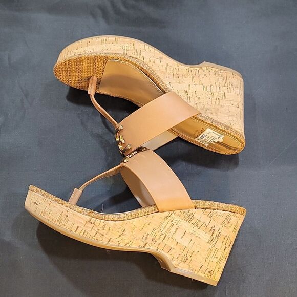 BRAND NEW SAM EDELMAN YARDLIE EMBLEM PLATFORM WEDGE SANDAL G1 - Picture 10 of 16